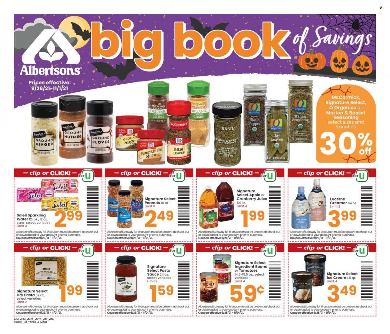 Albertsons (CA, ID, LA, MT, OR, TX, WA) Weekly Ad Flyer October 19 to October 26