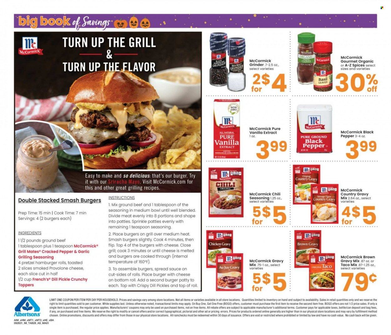 Albertsons (CA, ID, LA, MT, OR, TX, WA) Weekly Ad Flyer October 19 to October 26