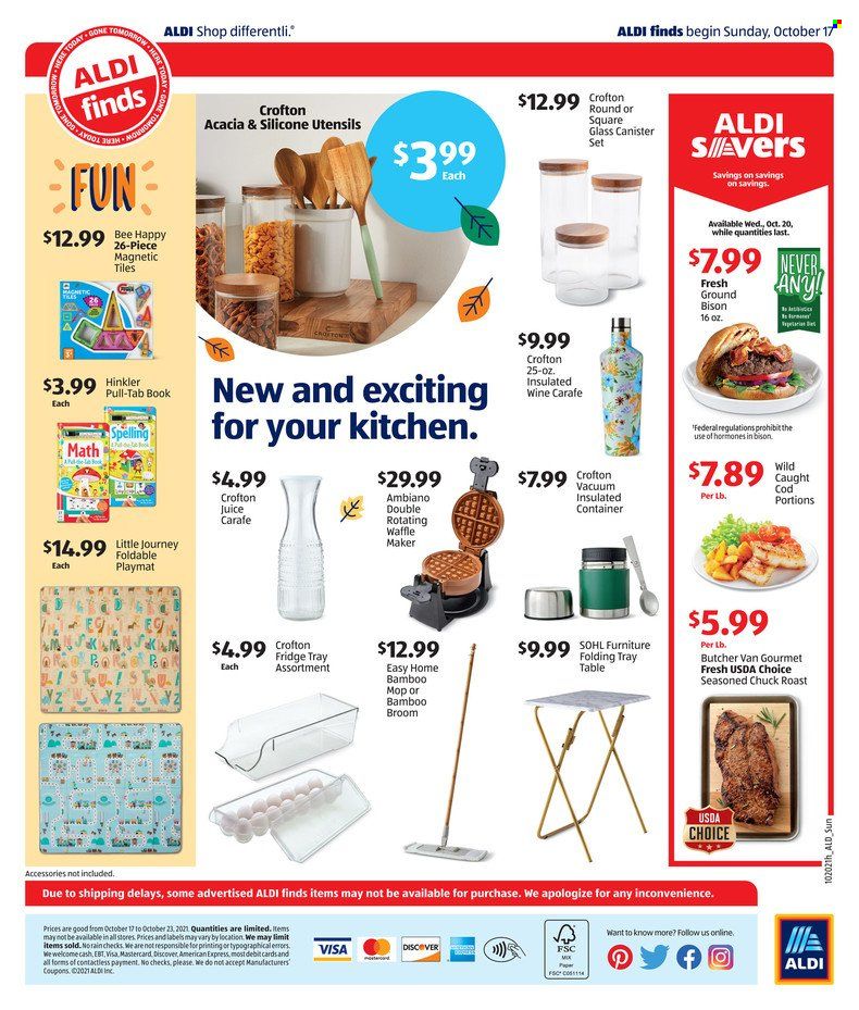 ALDI (KY, MI, MN, NJ, NY, OH, PA, VT, WV) Weekly Ad Flyer October 19 to October 26