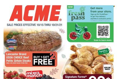 ACME (DE, NJ, NY, PA) Weekly Ad Flyer October 19 to October 26