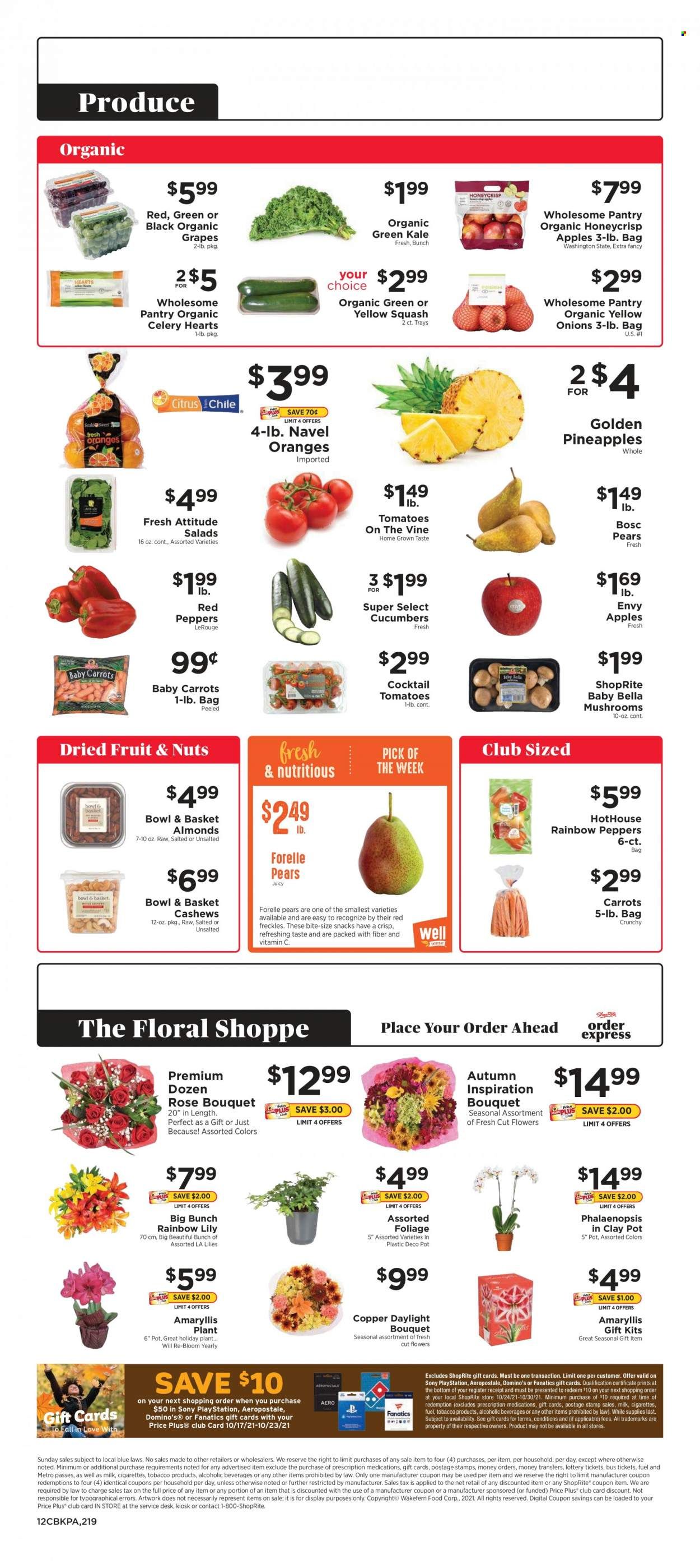 ShopRite (CT, DE, MD, NJ, NY, PA) Weekly Ad Flyer October 19 to October 26