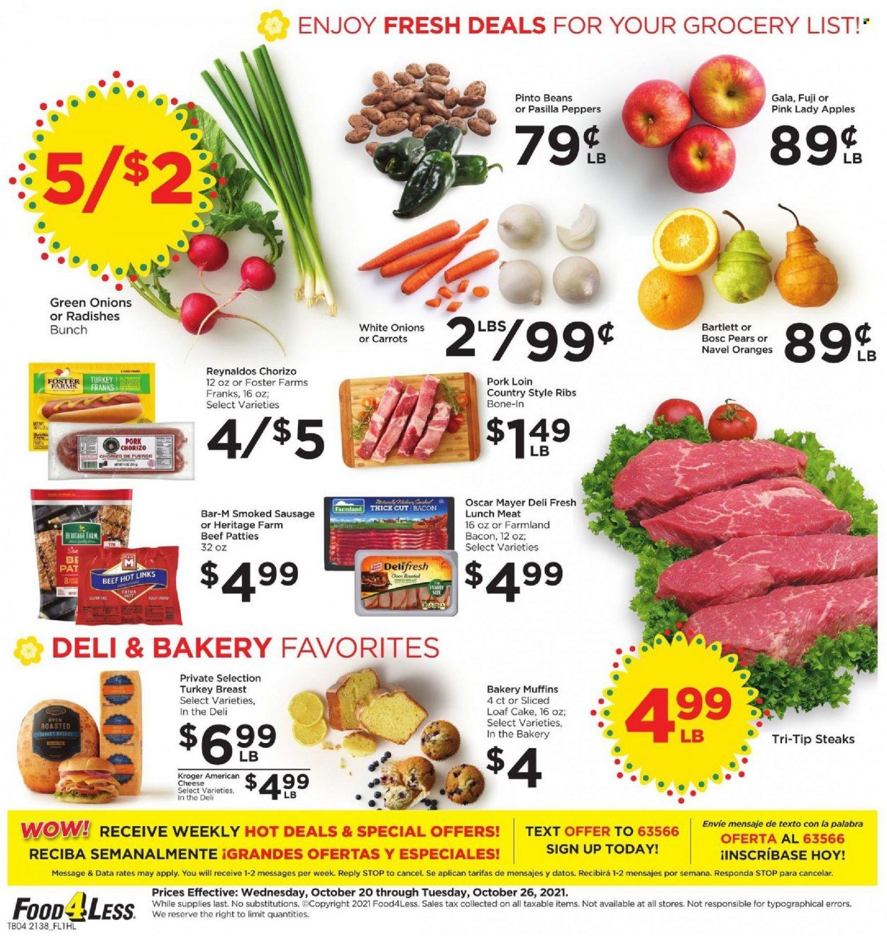 Food 4 Less (CA) Weekly Ad Flyer October 19 to October 26