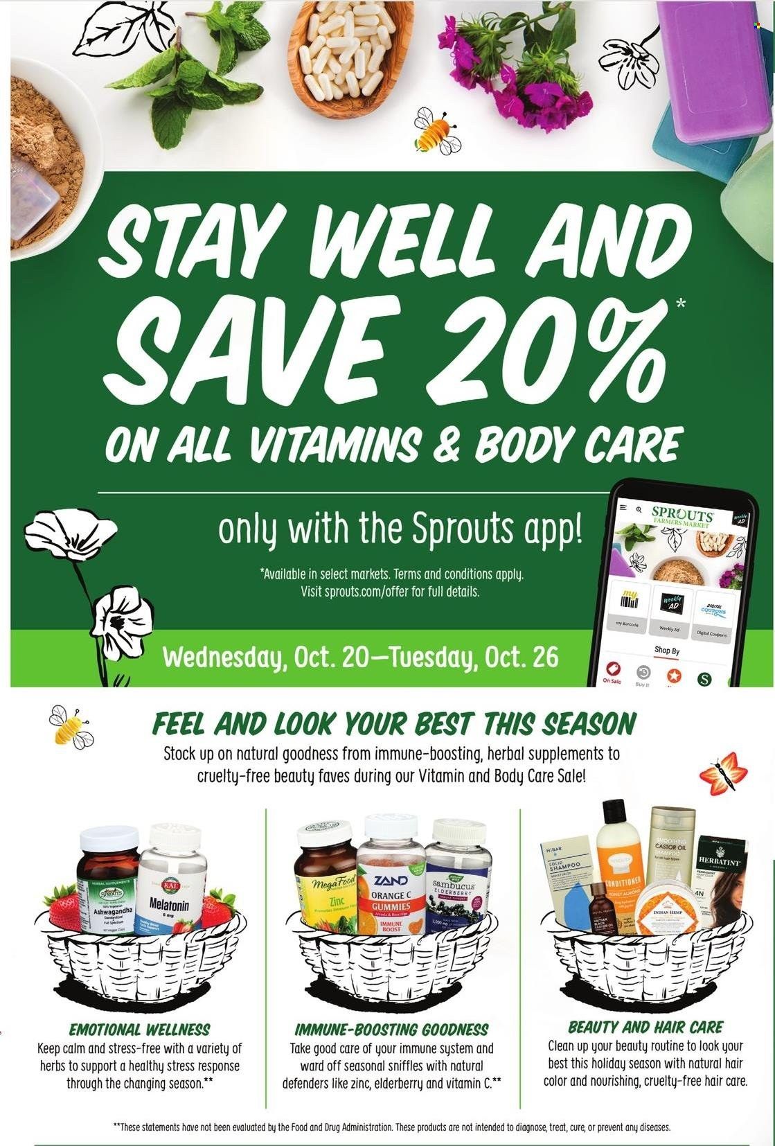 Sprouts Weekly Ad Flyer October 19 to October 26