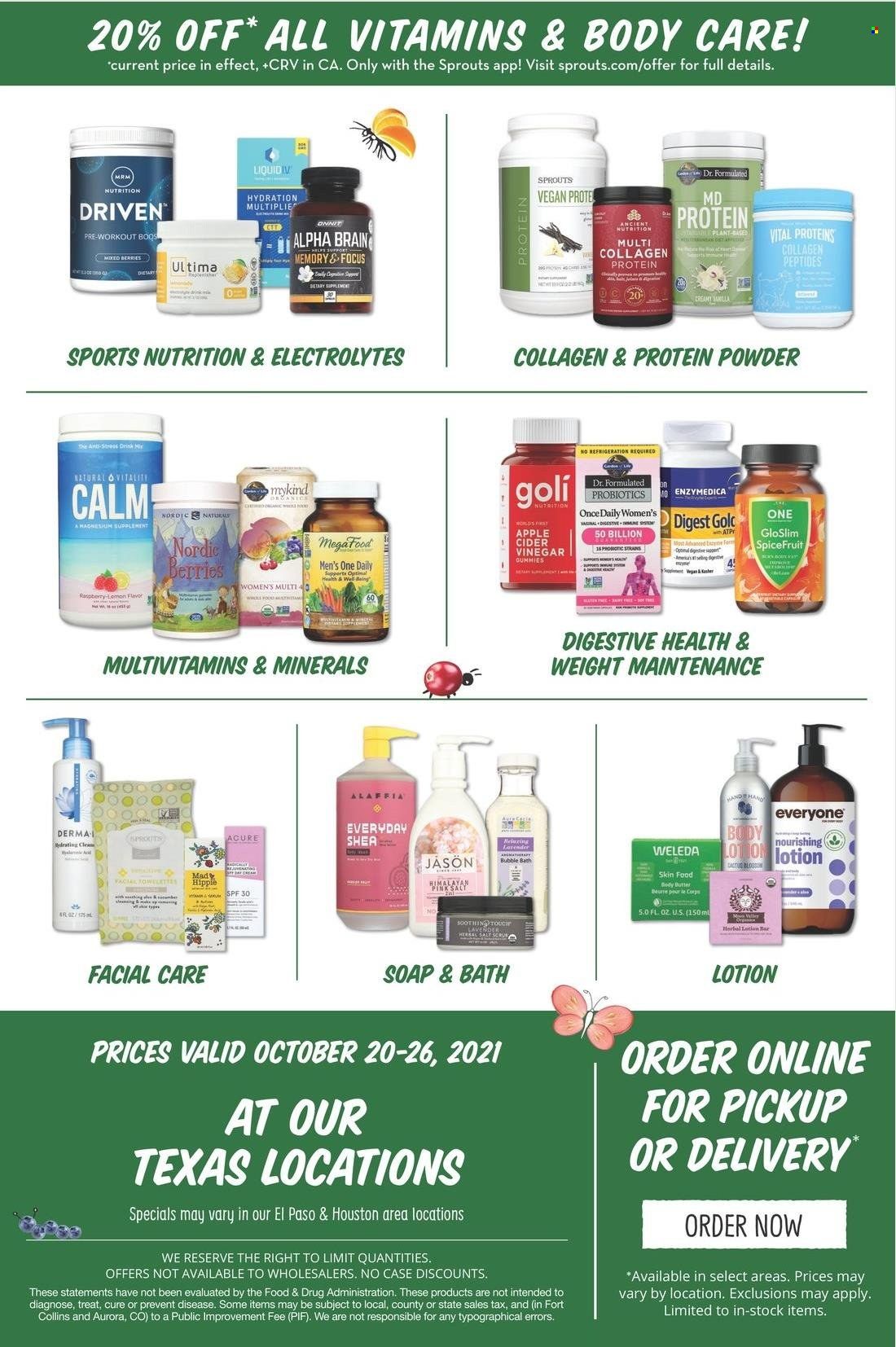 Sprouts Weekly Ad Flyer October 19 to October 26