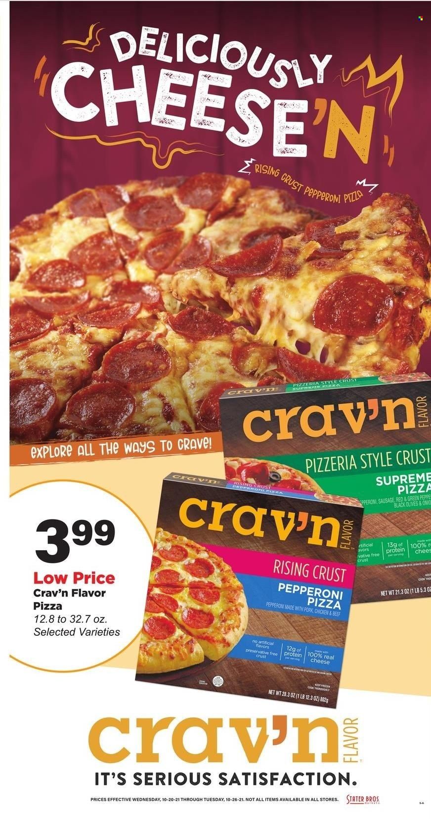Stater Bros. (CA) Weekly Ad Flyer October 19 to October 26