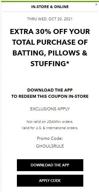 JOANN Weekly Ad Flyer October 20 to October 27