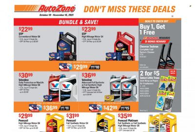 Autozone Weekly Ad Flyer October 20 to October 27