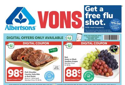 Albertsons (CA, ID, LA, MT, OR, TX, WA) Weekly Ad Flyer October 20 to October 27