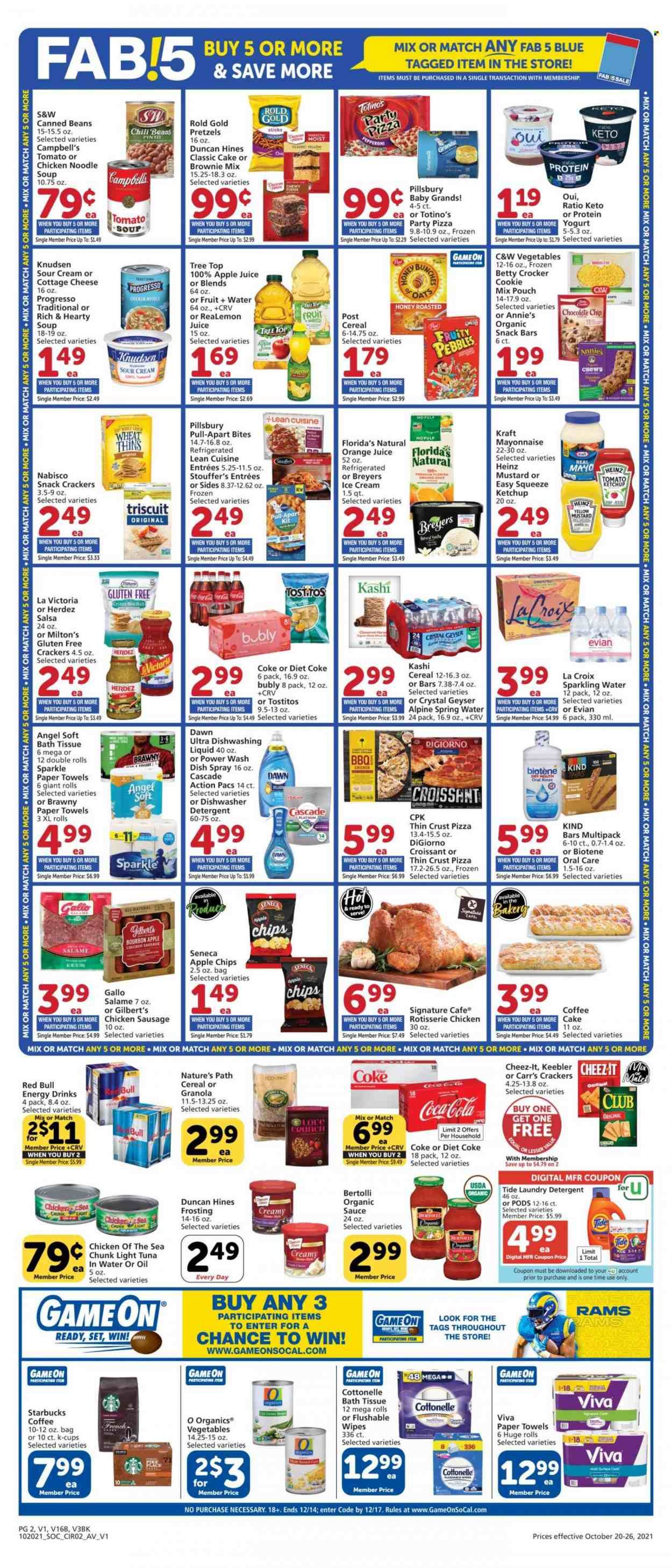 Albertsons (CA, ID, LA, MT, OR, TX, WA) Weekly Ad Flyer October 20 to October 27