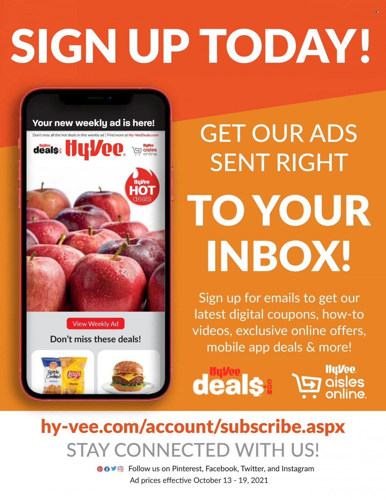 Hy-Vee (IA) Weekly Ad Flyer October 20 to October 27