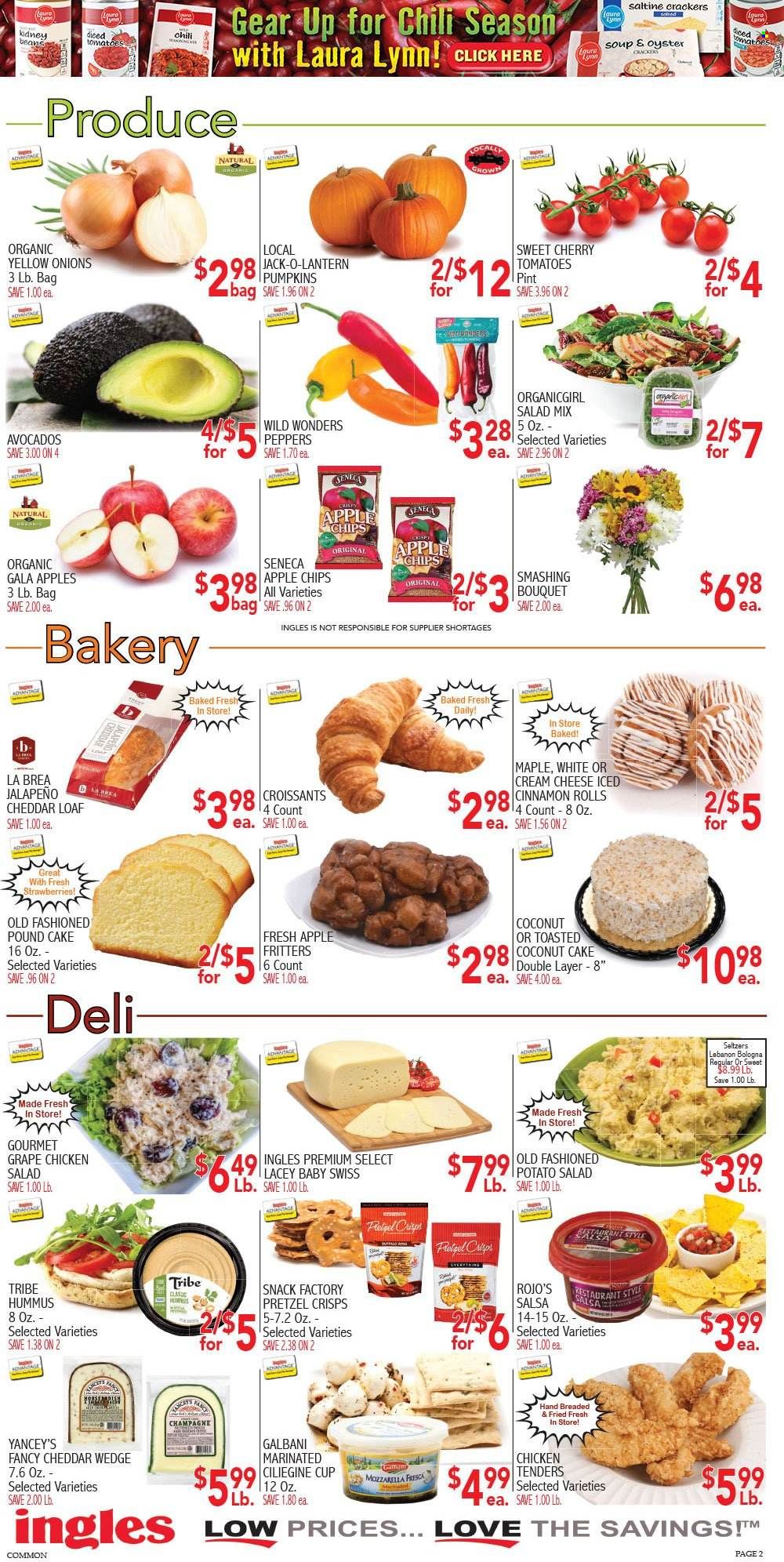 Ingles (GA, NC, SC, TN) Weekly Ad Flyer October 20 to October 27