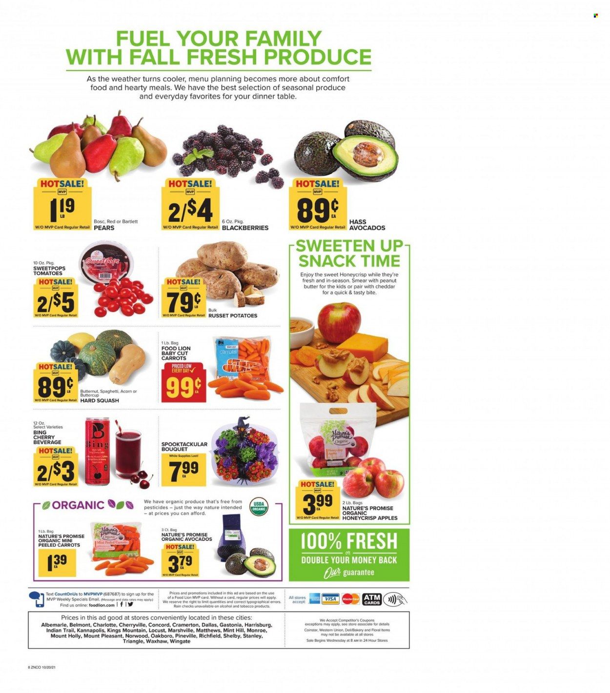 Food Lion (NC) Weekly Ad Flyer October 20 to October 27