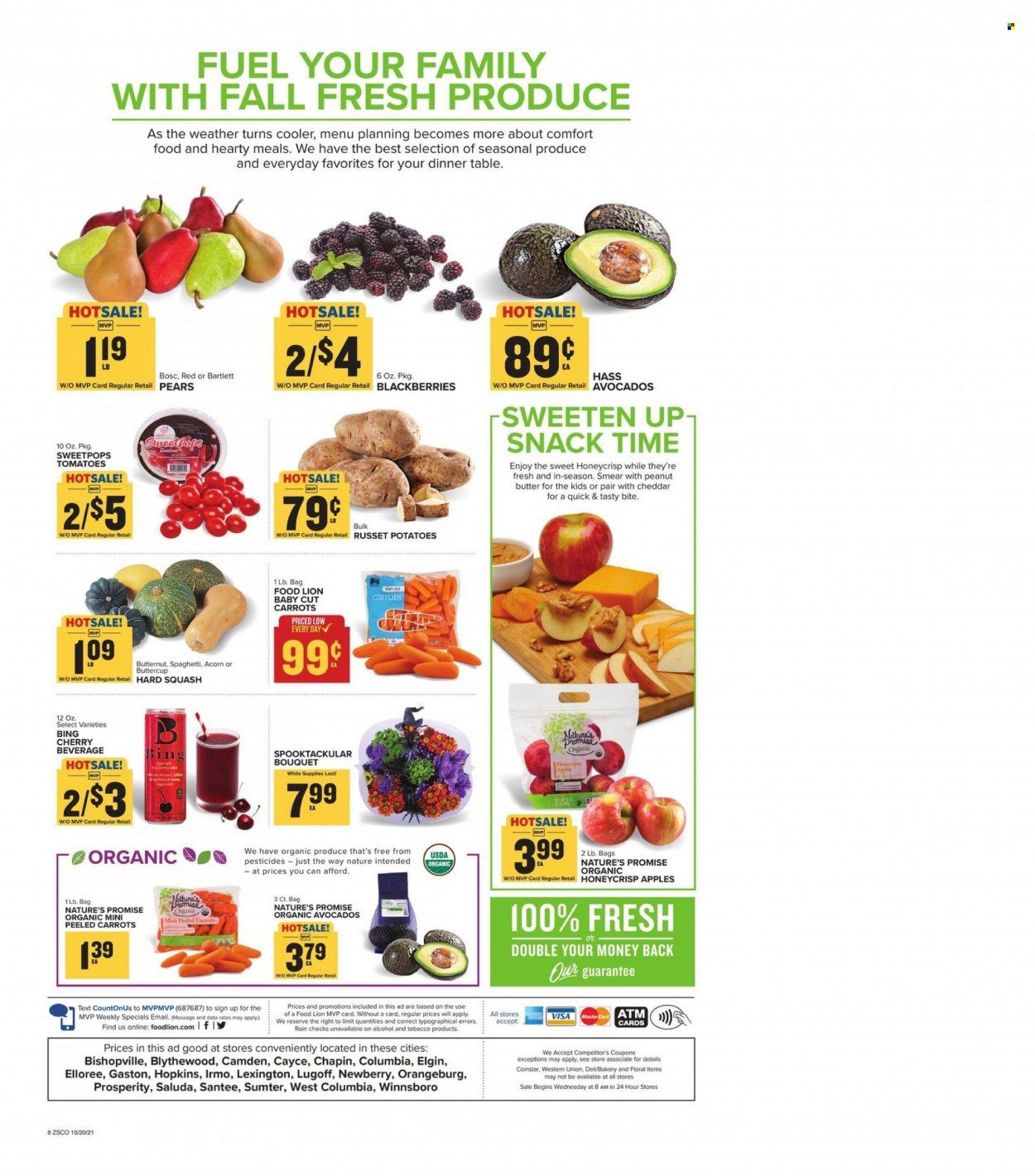 Food Lion (SC) Weekly Ad Flyer October 20 to October 27