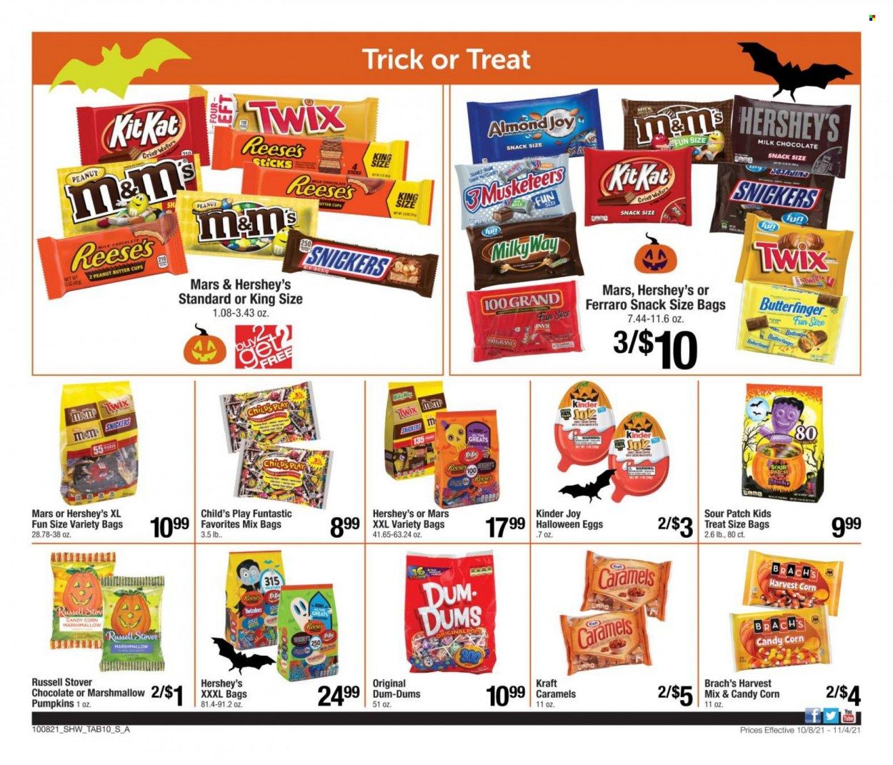 Shaw’s (MA, ME, NH, RI, VT) Weekly Ad Flyer October 21 to October 28