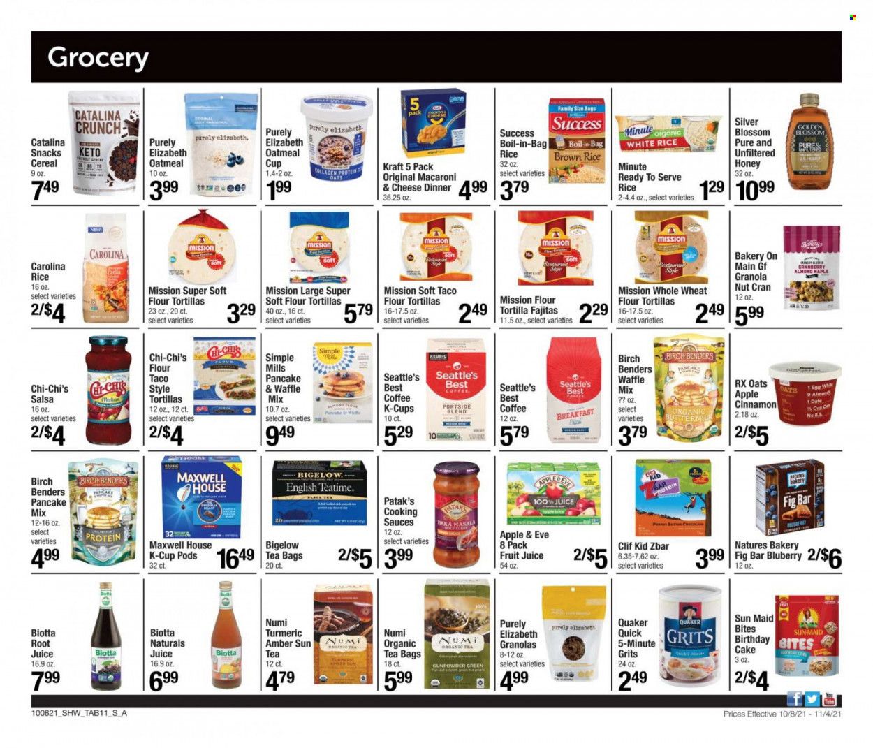 Shaw’s (MA, ME, NH, RI, VT) Weekly Ad Flyer October 21 to October 28