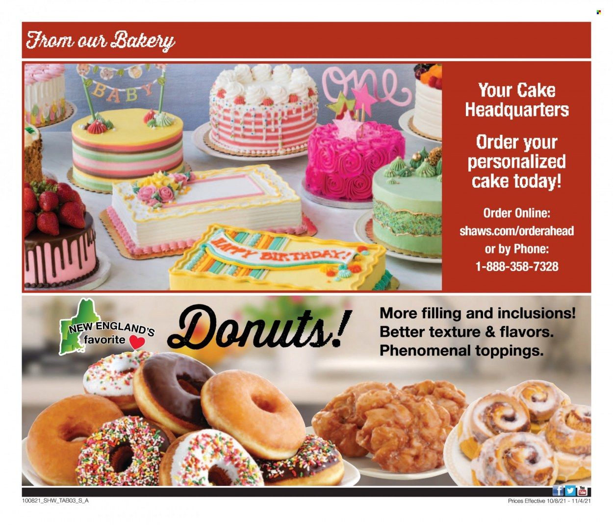 Shaw’s (MA, ME, NH, RI, VT) Weekly Ad Flyer October 21 to October 28