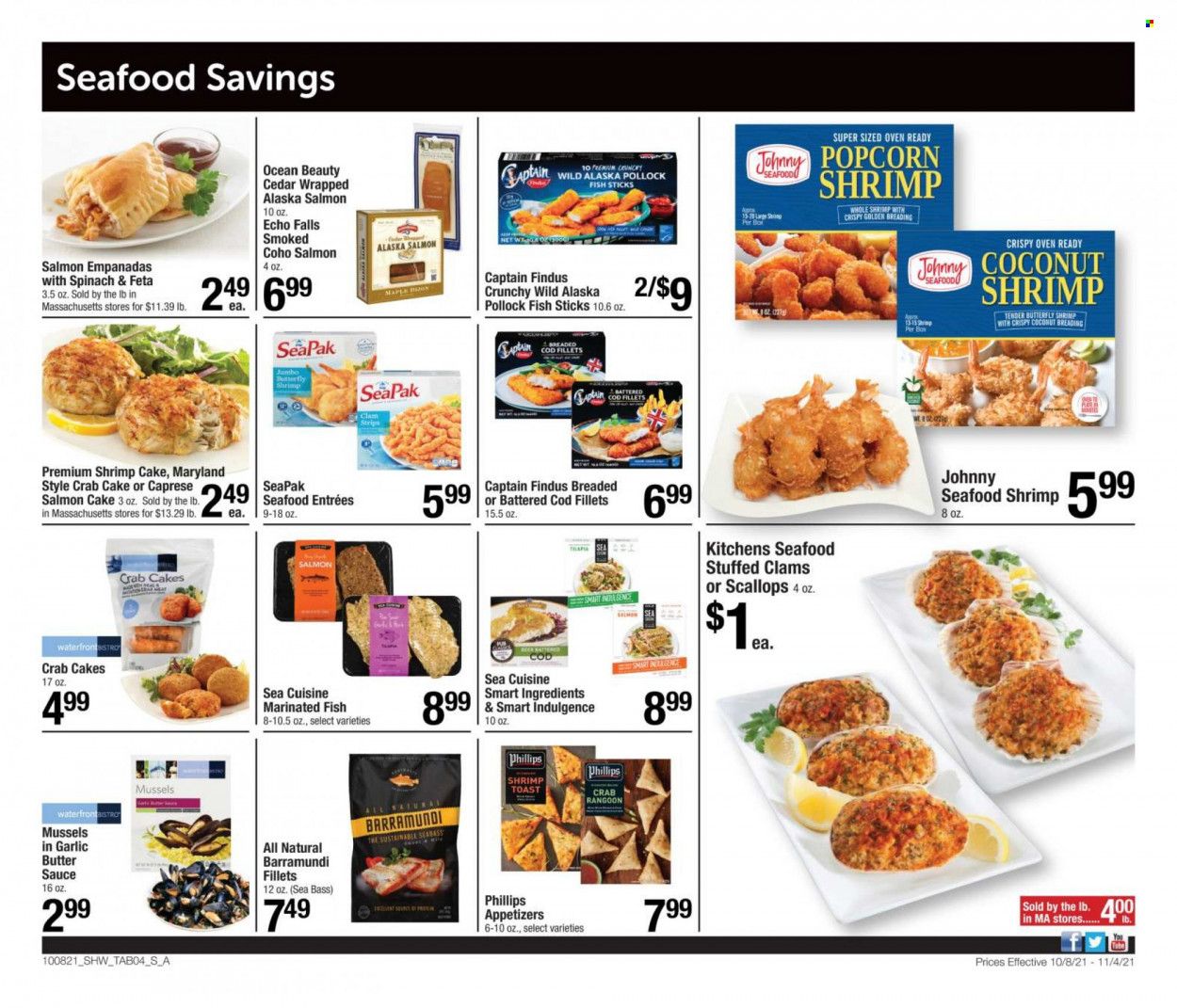 Shaw’s (MA, ME, NH, RI, VT) Weekly Ad Flyer October 21 to October 28