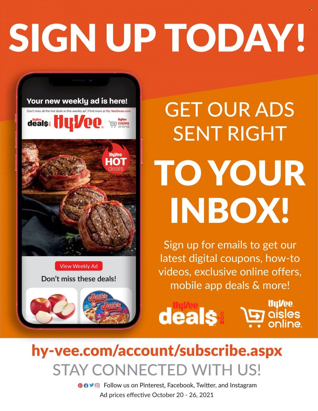Hy-Vee (IA) Weekly Ad Flyer October 21 to October 28
