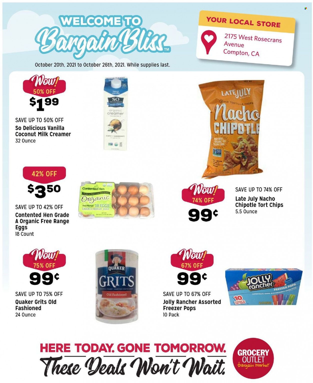 Grocery Outlet (CA, ID, OR, PA, WA) Weekly Ad Flyer October 21 to October 28
