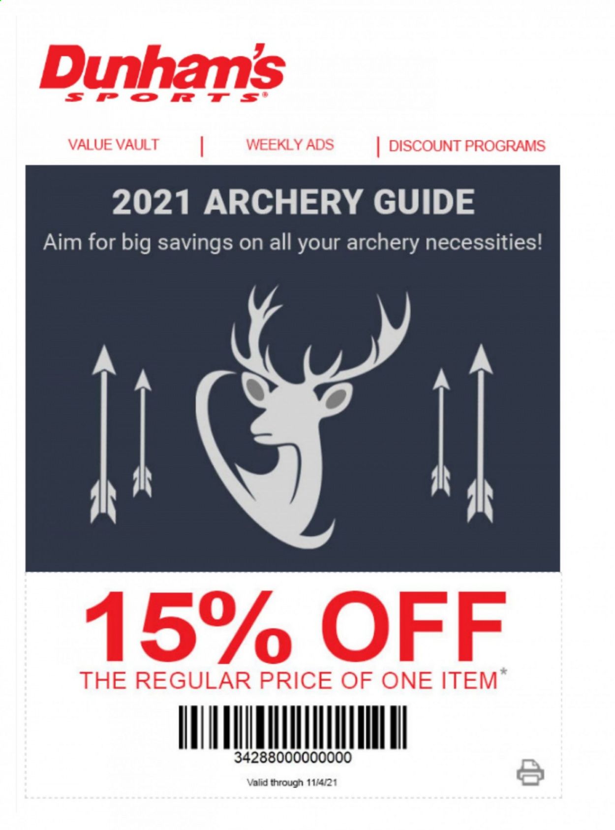 Dunham's Sports Weekly Ad Flyer October 21 to October 28