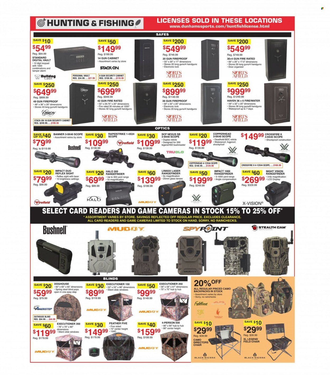 Dunham's Sports (MI, PA, WI) Weekly Ad Flyer October 21 to October 28