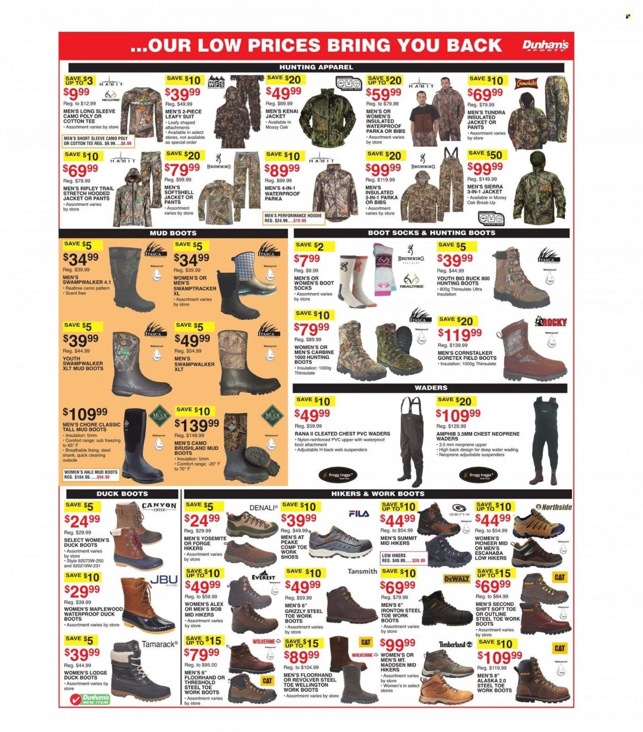 Dunham's Sports (MI, PA, WI) Weekly Ad Flyer October 21 to October 28