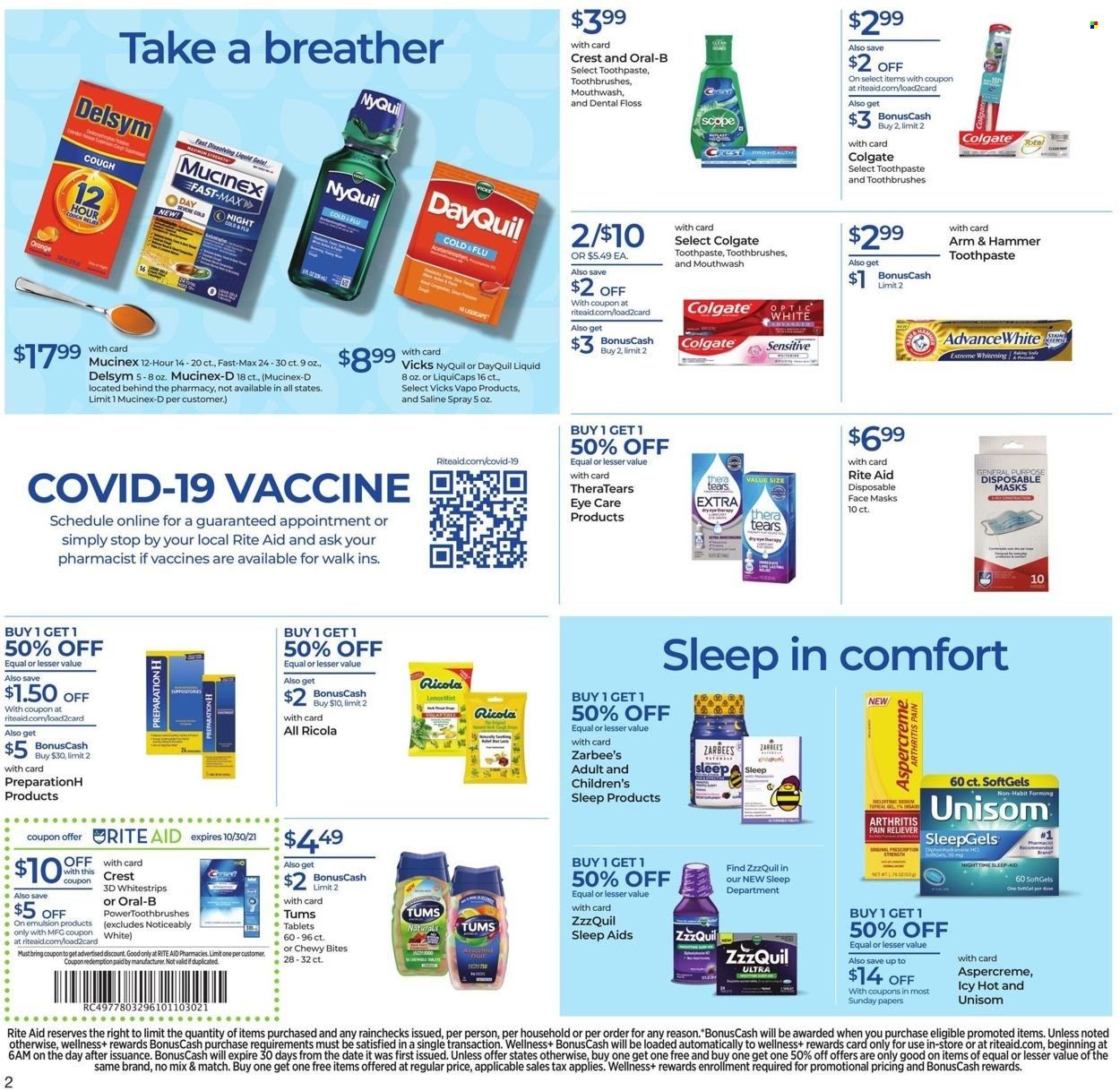 RITE AID Weekly Ad Flyer October 21 to October 28