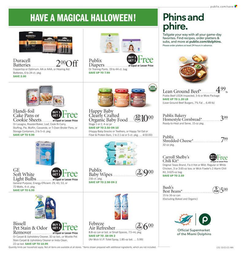 Publix (AL, FL, GA, NC, SC, TN) Weekly Ad Flyer October 21 to October 28