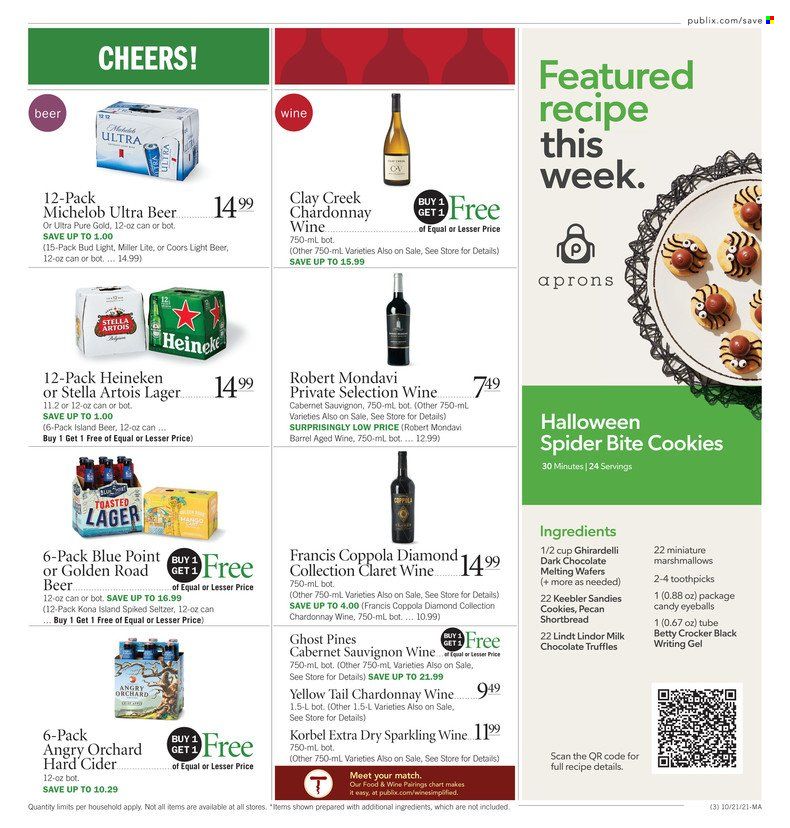 Publix (AL, FL, GA, NC, SC, TN) Weekly Ad Flyer October 21 to October 28