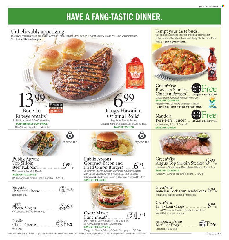 Publix (AL, FL, GA, NC, SC, TN) Weekly Ad Flyer October 21 to October 28