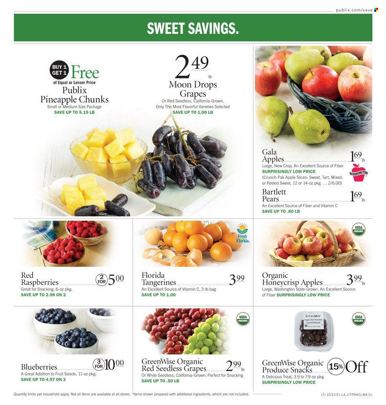 Publix (AL, FL, GA, NC, SC, TN) Weekly Ad Flyer October 21 to October 28