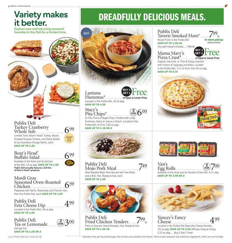 Publix (AL, FL, GA, NC, SC, TN) Weekly Ad Flyer October 21 to October 28