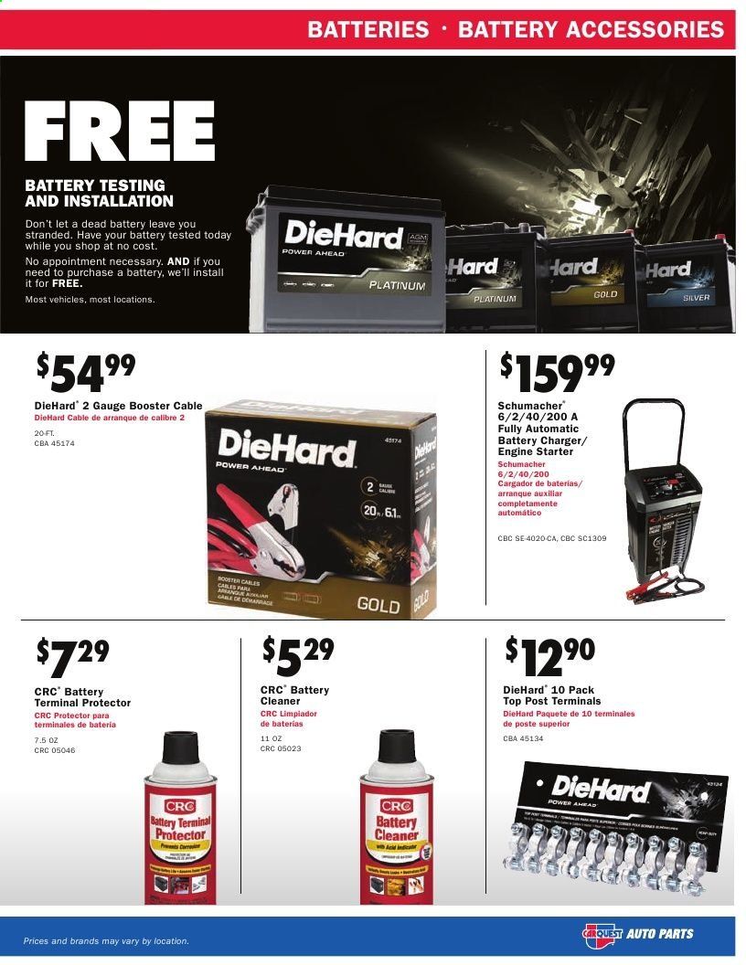 Carquest Weekly Ad Flyer October 22 to October 29