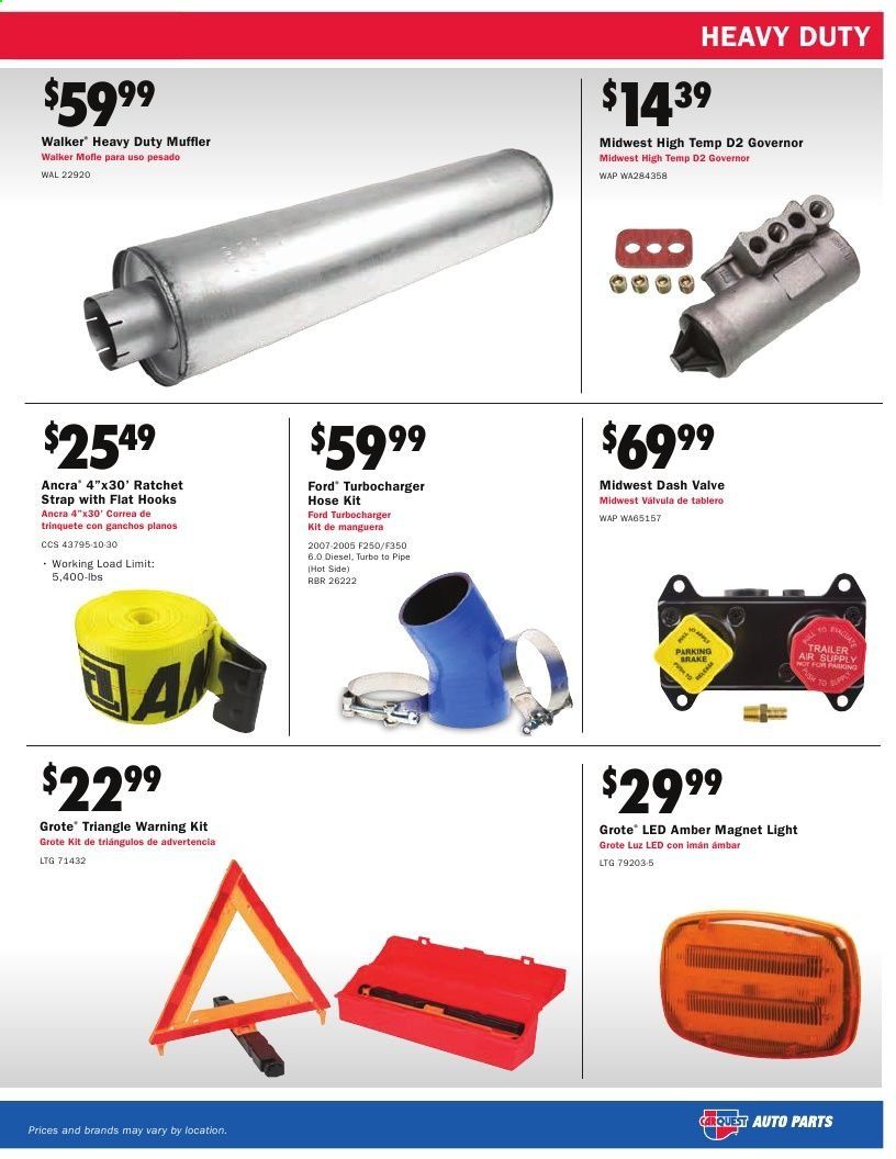 Carquest Weekly Ad Flyer October 22 to October 29