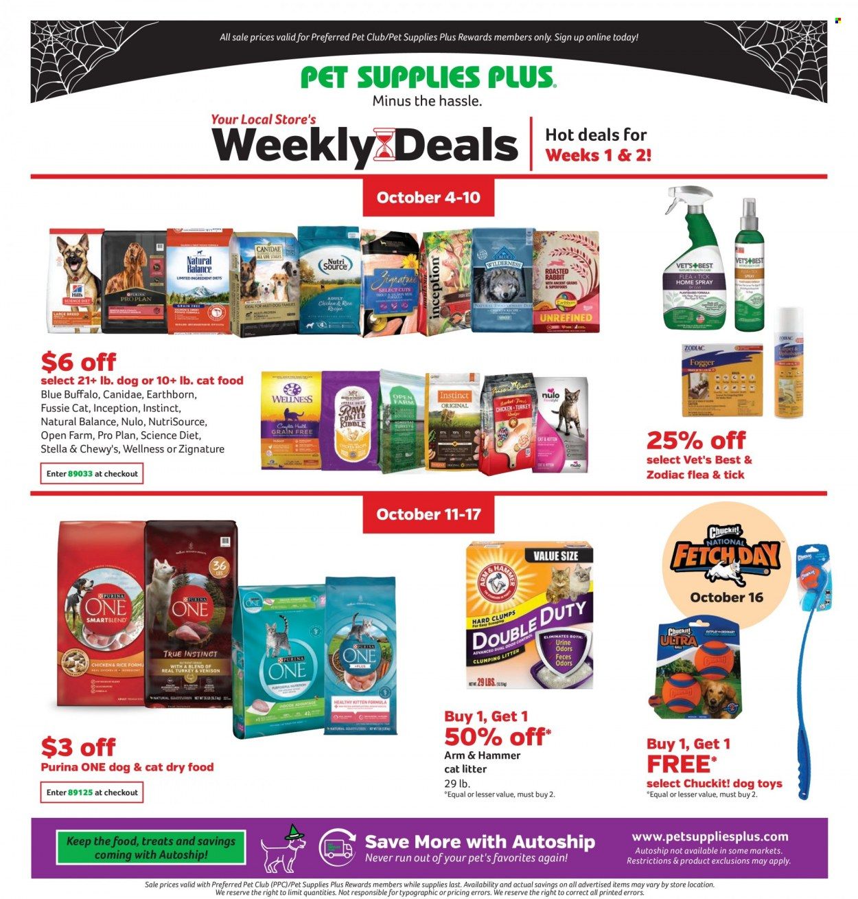 Pet Supplies Plus Weekly Ad Flyer October 22 to October 29