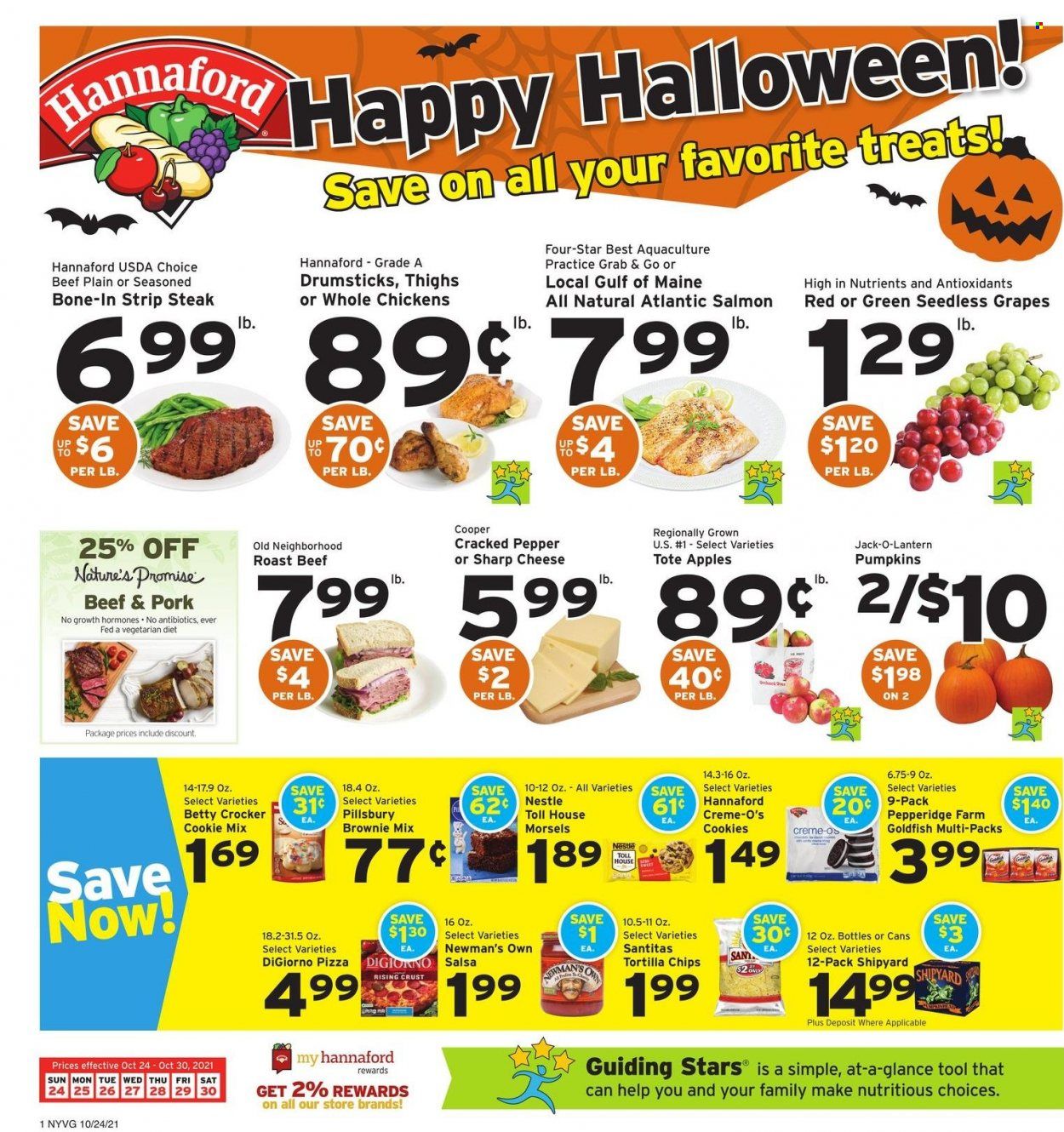 Hannaford (NY) Weekly Ad Flyer October 25 to November 1