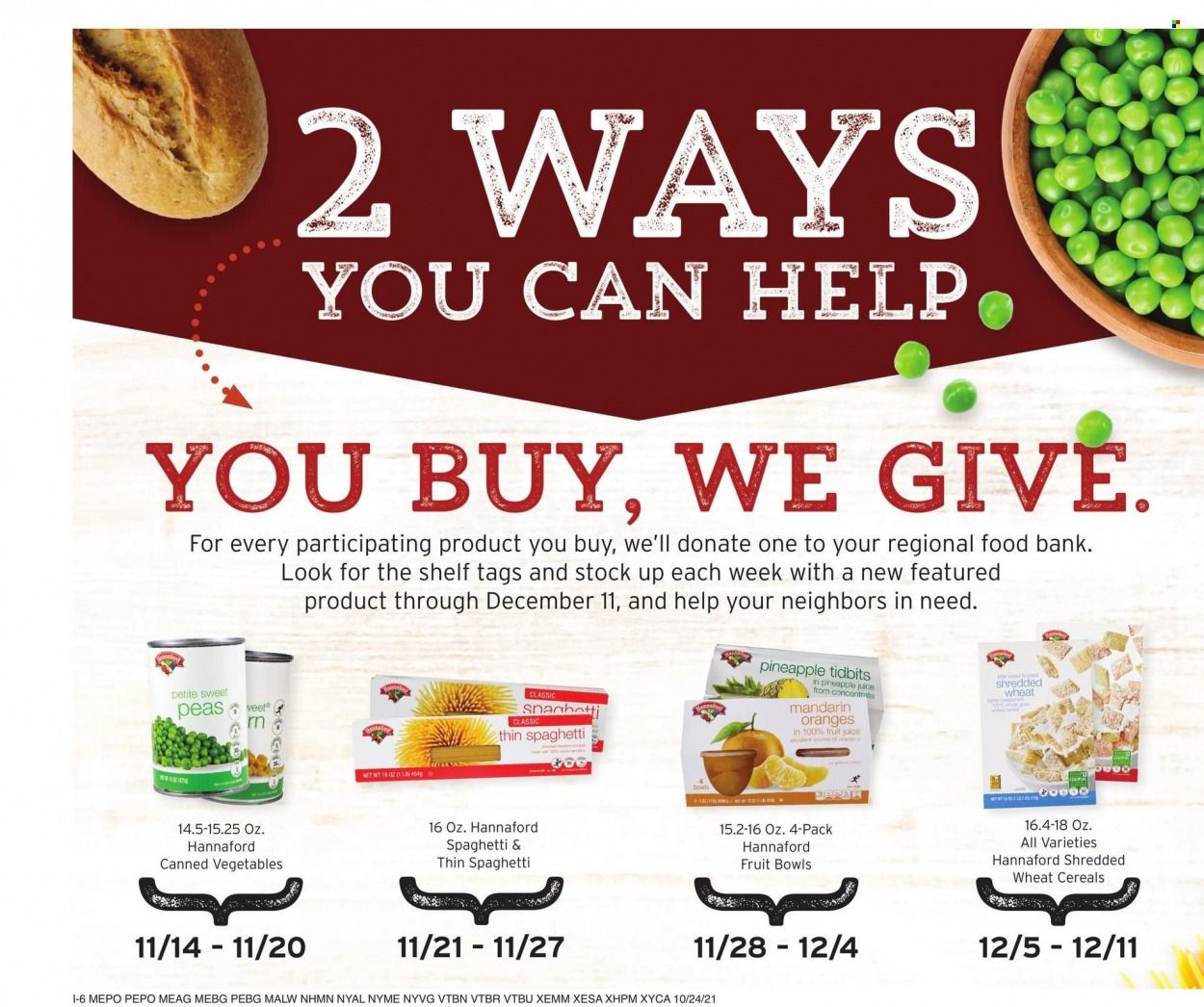 Hannaford (ME) Weekly Ad Flyer October 25 to November 1