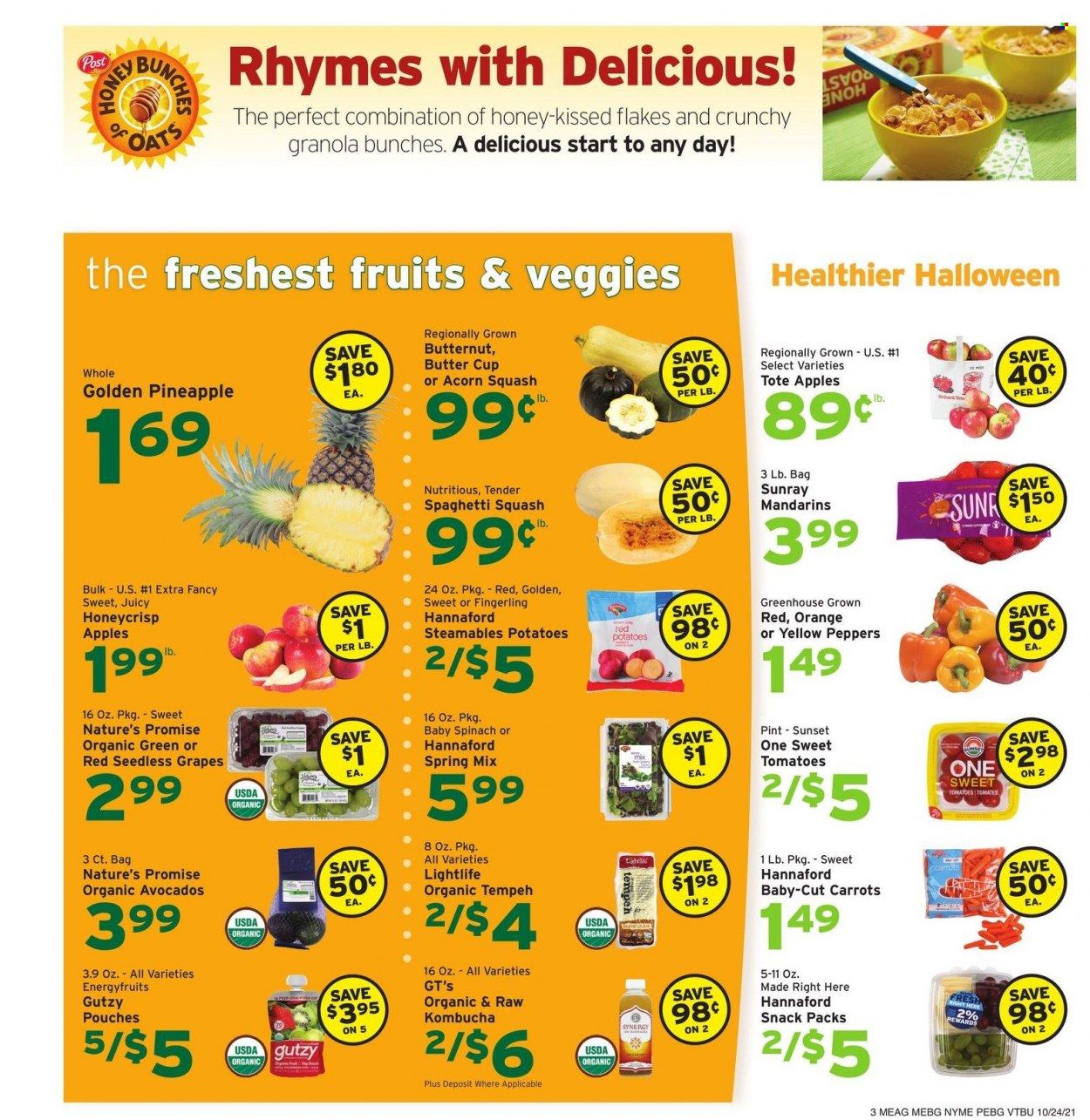 Hannaford (ME) Weekly Ad Flyer October 25 to November 1