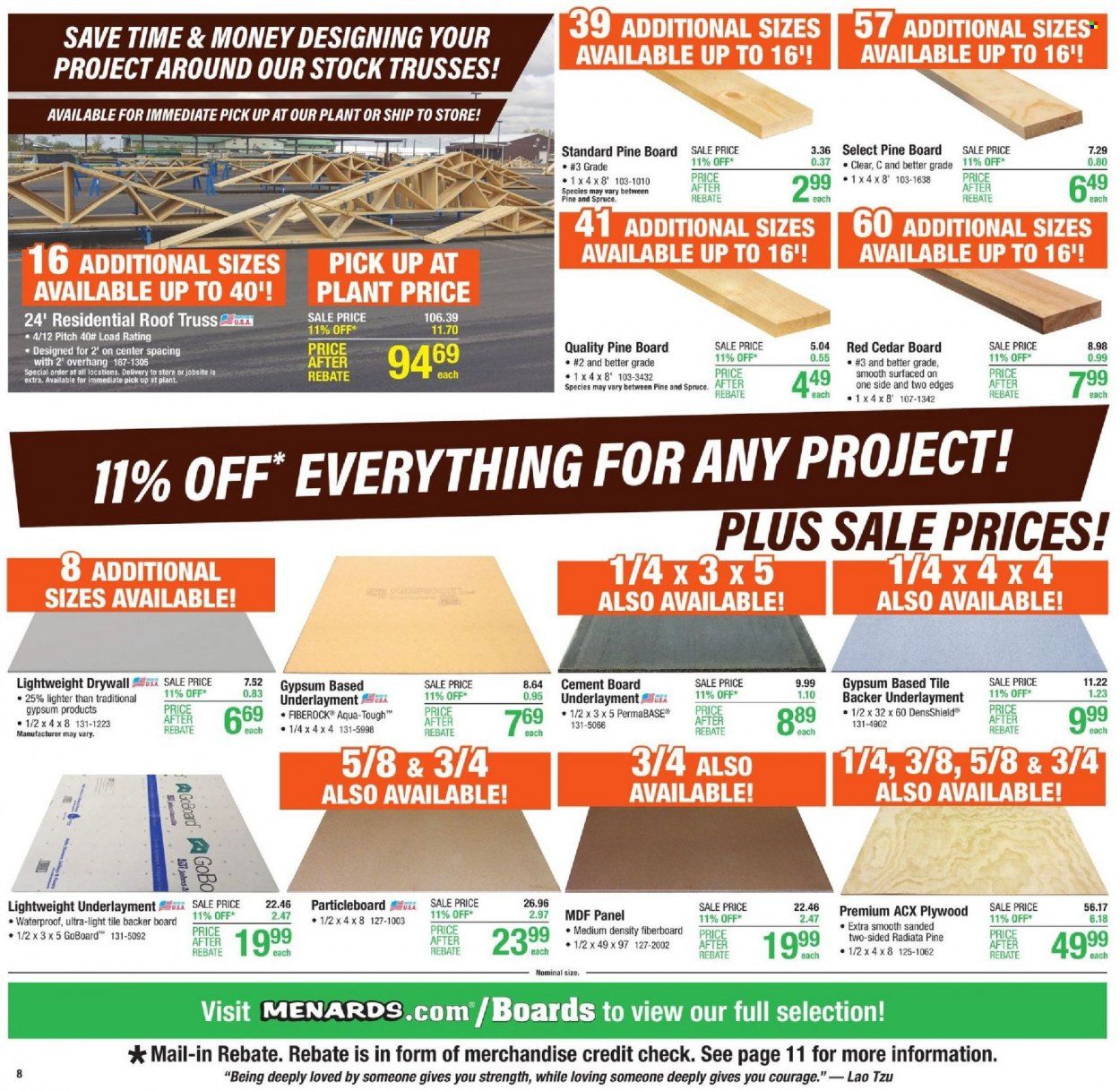 Menards Weekly Ad Flyer October 25 to November 1