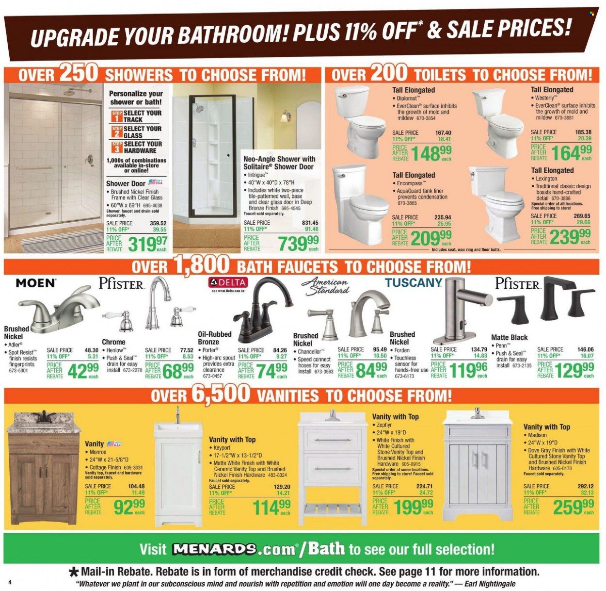 Menards Weekly Ad Flyer October 25 to November 1