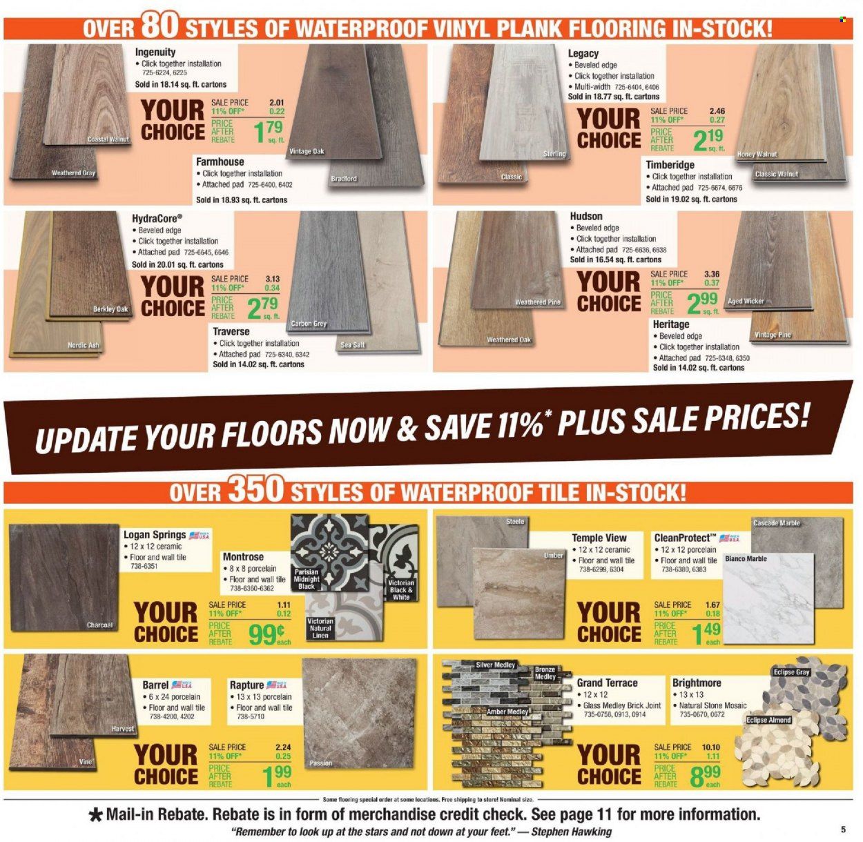 Menards Weekly Ad Flyer October 25 to November 1