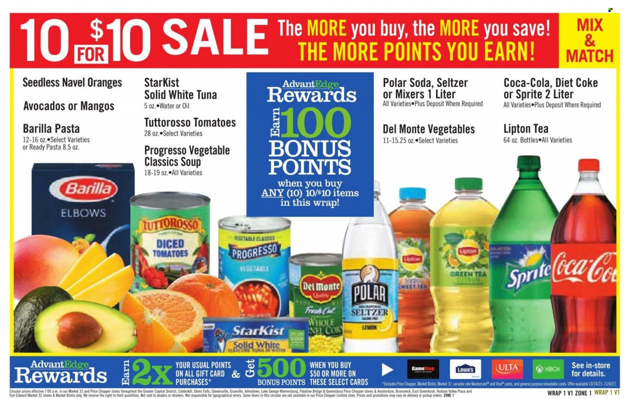 Price Chopper (CT, MA, NY, PA, VT) Weekly Ad Flyer October 25 to November 1