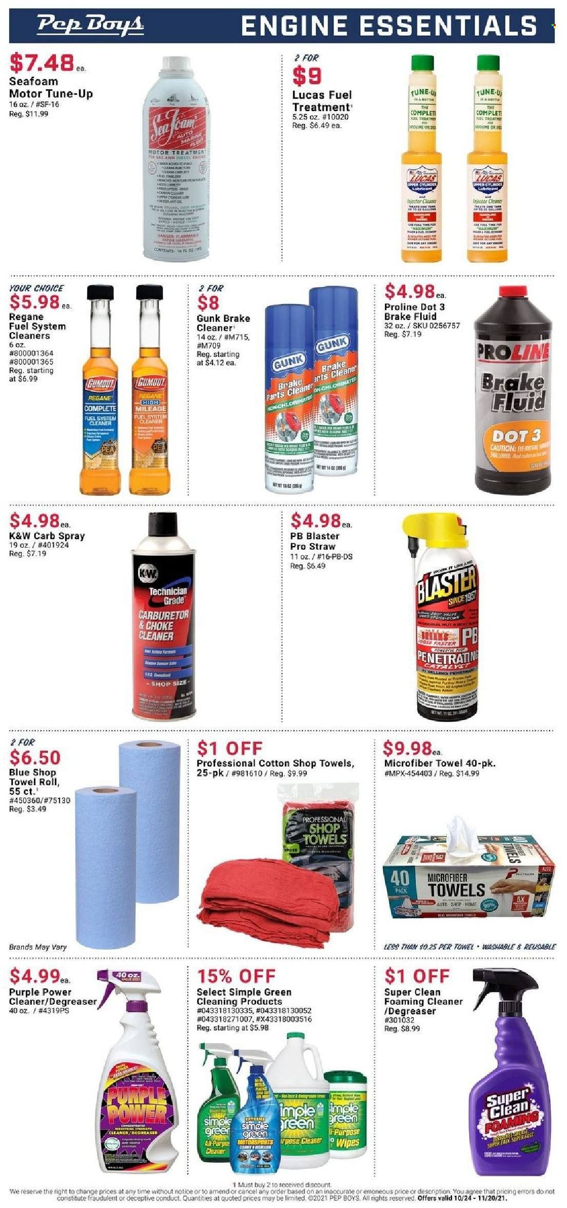 Pep Boys Weekly Ad Flyer October 25 to November 1