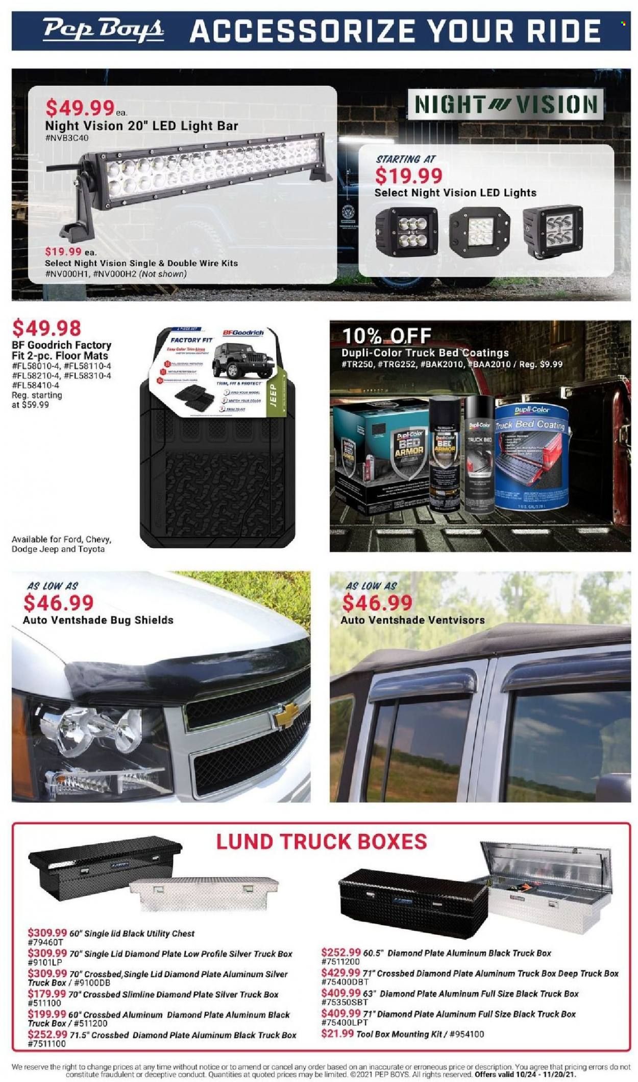 Pep Boys Weekly Ad Flyer October 25 to November 1