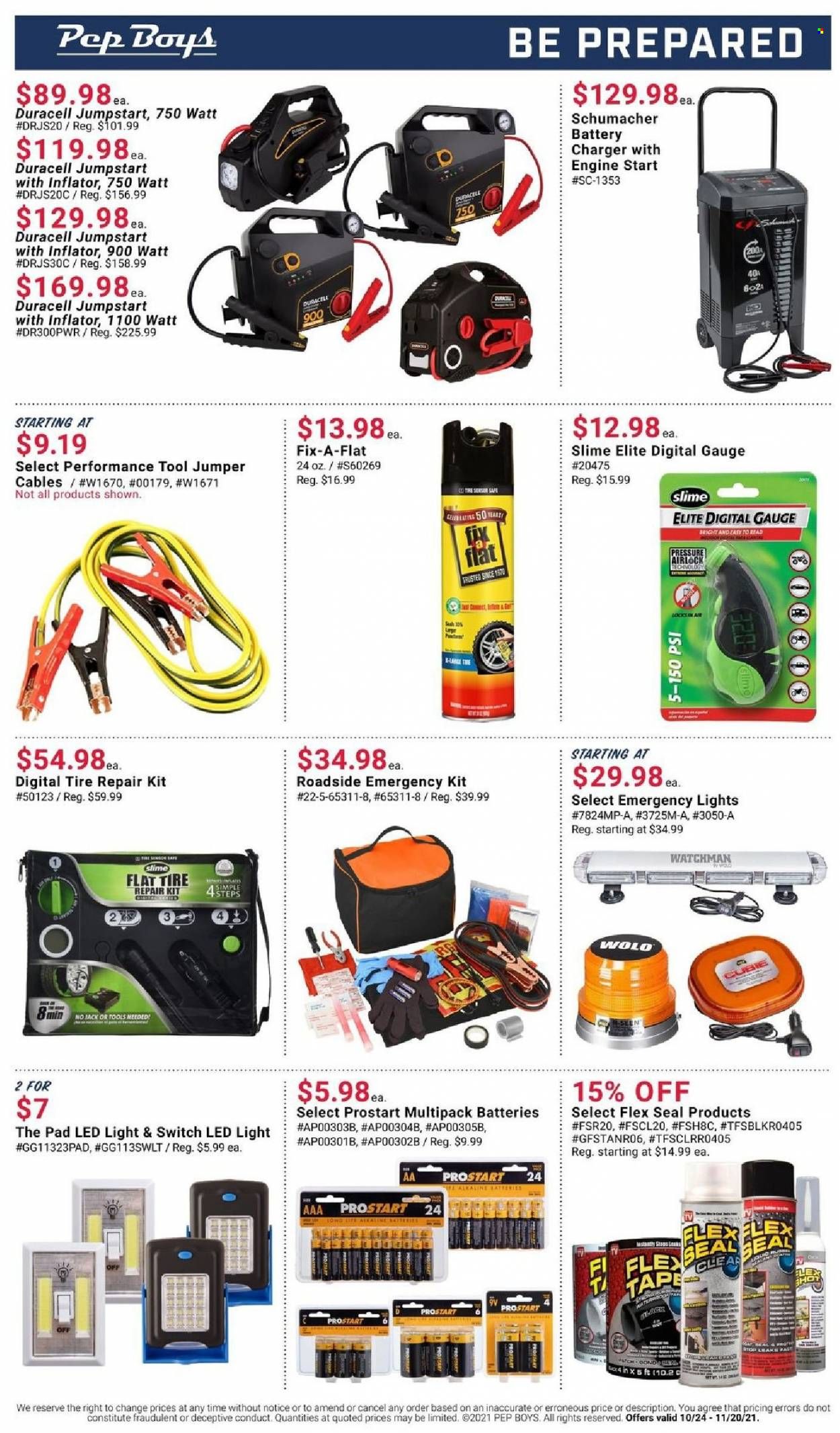 Pep Boys Weekly Ad Flyer October 25 to November 1