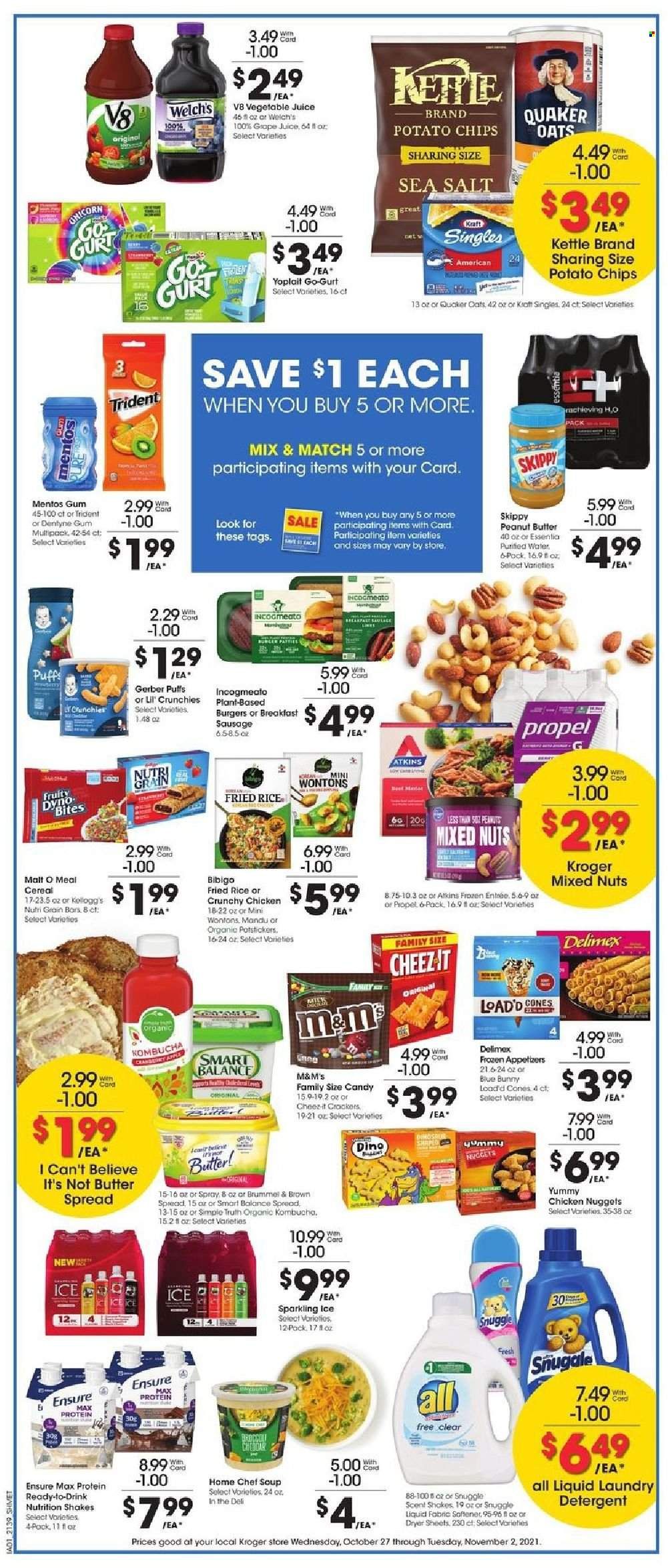Kroger (GA, IL, LA, MI, OK, SC, TN, TX, VA) Weekly Ad Flyer October 27 to November 3