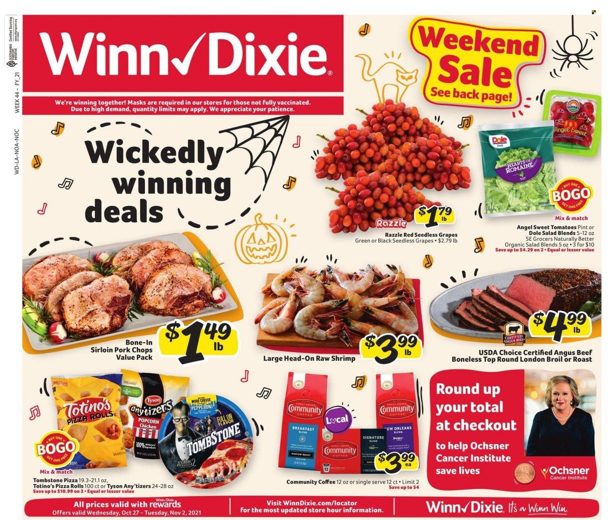 Winn Dixie (AL, FL, GA, LA) Weekly Ad Flyer October 27 to November 3