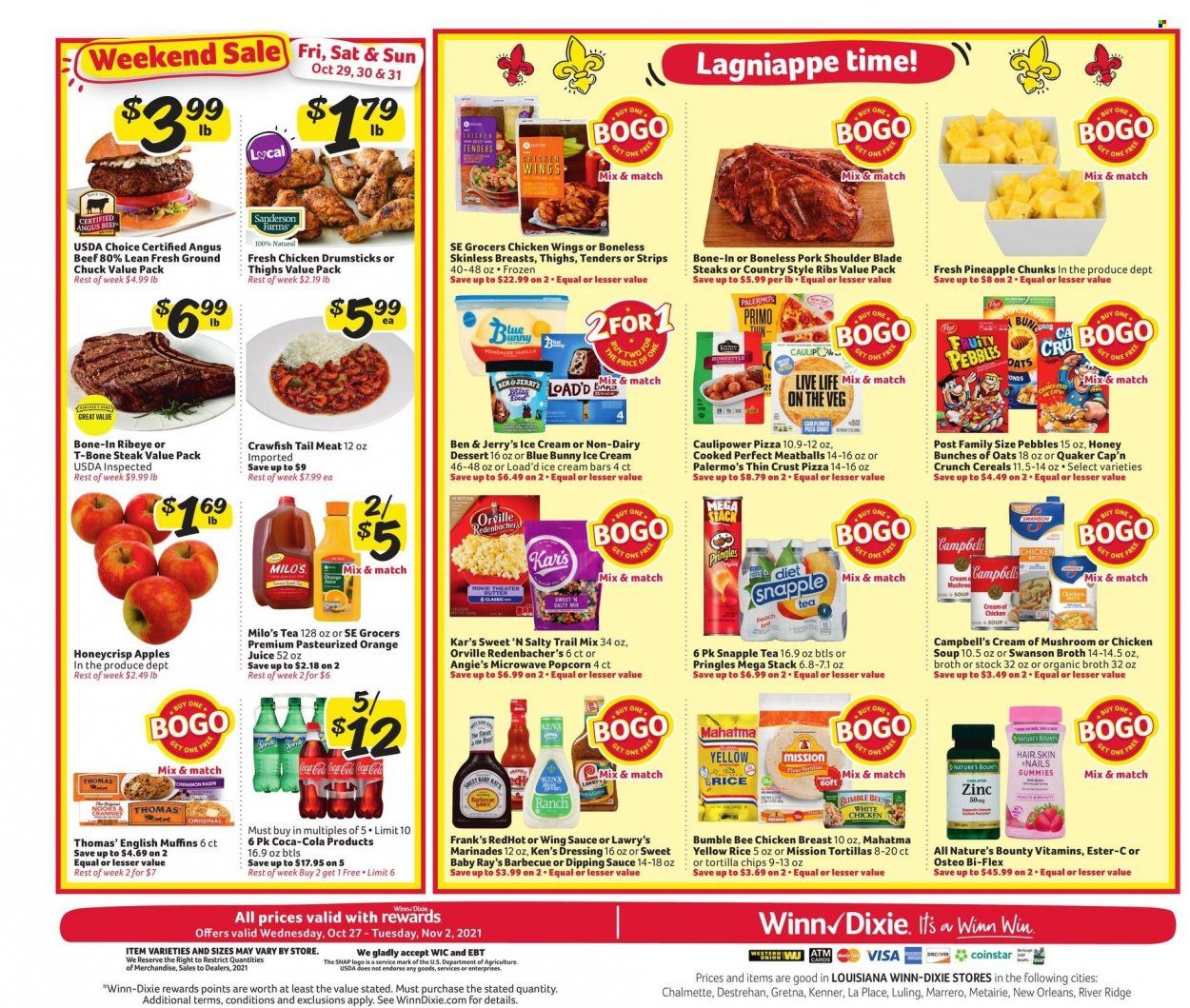 Winn Dixie (AL, FL, GA, LA) Weekly Ad Flyer October 27 to November 3