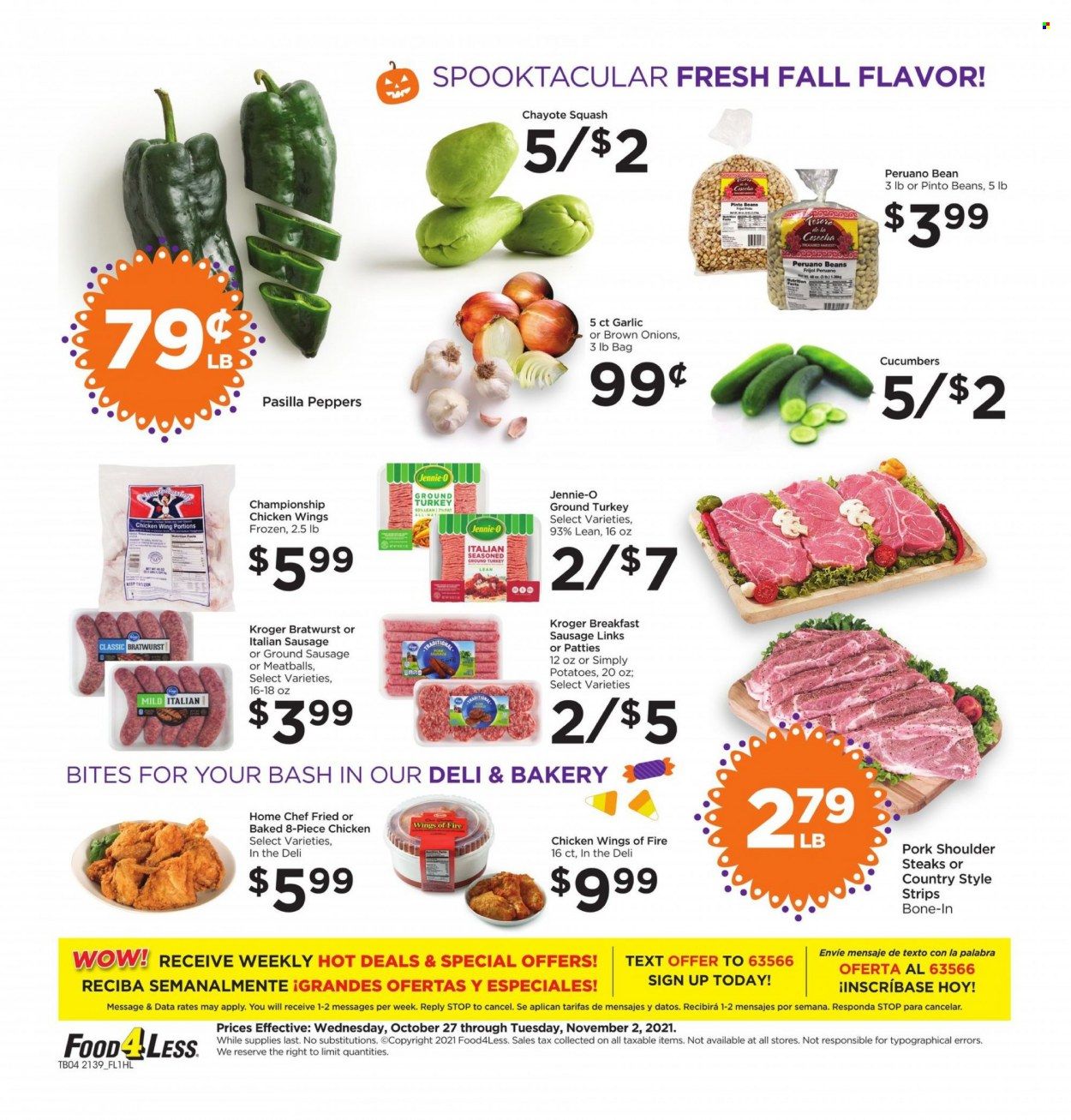Food 4 Less (CA) Weekly Ad Flyer October 27 to November 3