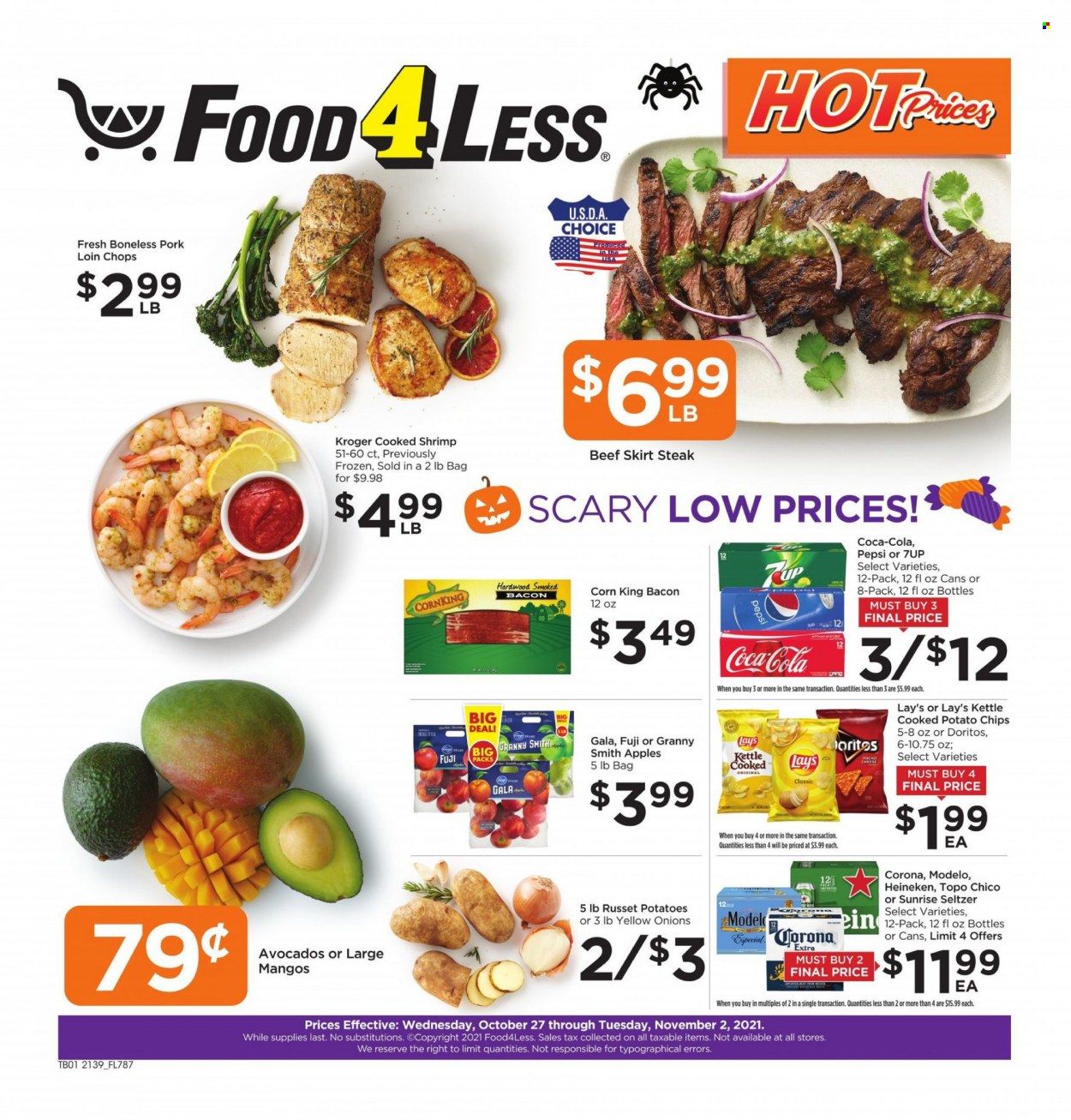 Food 4 Less (IN) Weekly Ad Flyer October 27 to November 3